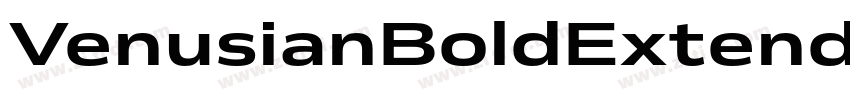 VenusianBoldExtended字体转换 VenusianBoldExtended字体转换