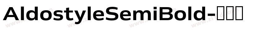 AldostyleSemiBold字体转换