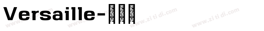 Versaille字体转换