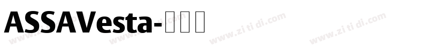 ASSAVesta字体转换