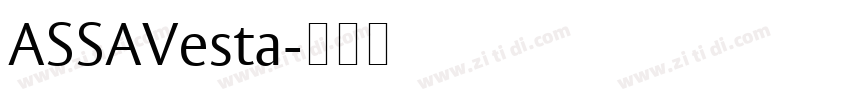 ASSAVesta字体转换