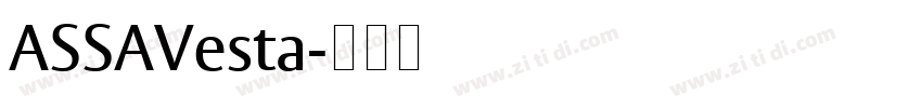 ASSAVesta字体转换