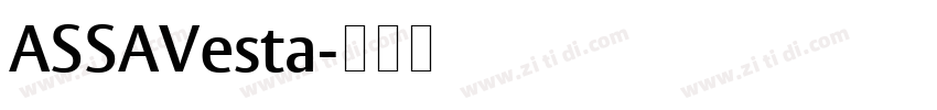 ASSAVesta字体转换