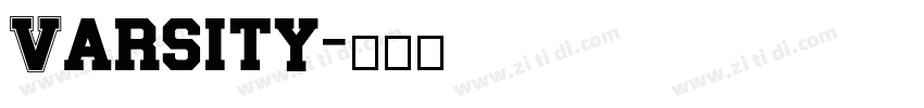 Varsity字体转换