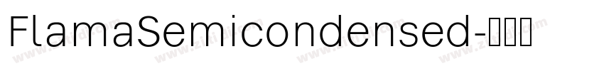 FlamaSemicondensed字体转换