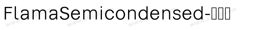 FlamaSemicondensed字体转换