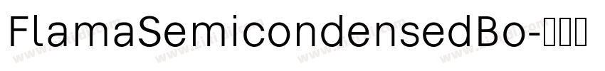 FlamaSemicondensedBo字体转换