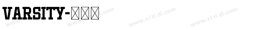 Varsity字体转换