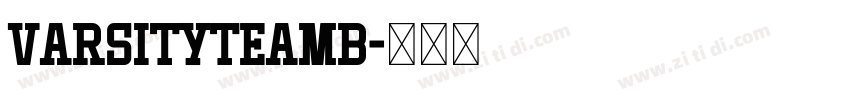 VarsityTeamB字体转换
