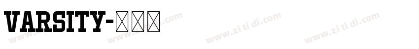 Varsity字体转换