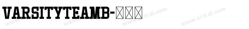 VarsityTeamB字体转换