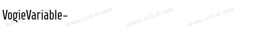 VogieVariable字体转换
