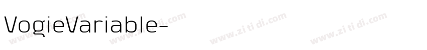 VogieVariable字体转换