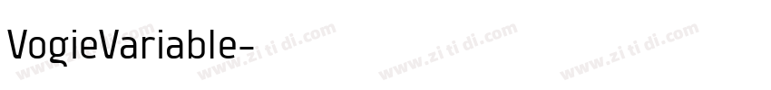 VogieVariable字体转换