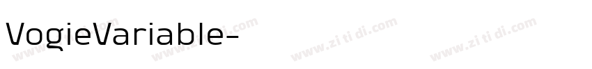 VogieVariable字体转换