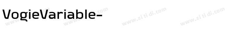 VogieVariable字体转换