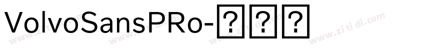 VolvoSansPRo字体转换