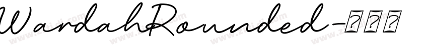 WardahRounded字体转换