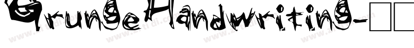 GrungeHandwriting字体转换