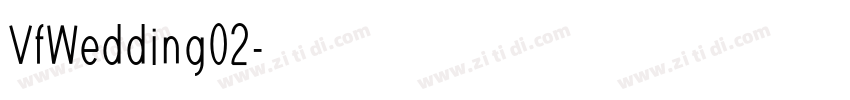 VfWedding02字体转换