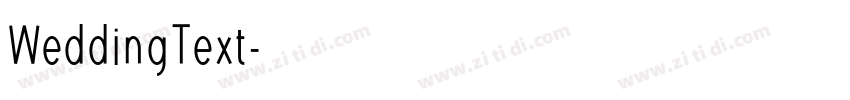 WeddingText字体转换