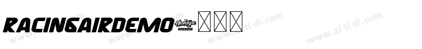 RacingAirDemo字体转换