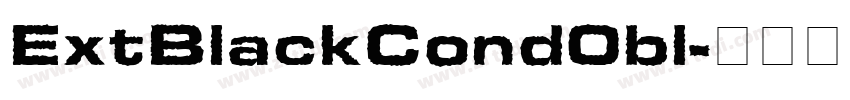 ExtBlackCond0bl字体转换