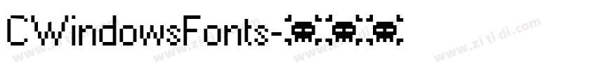 CWindowsFonts字体转换