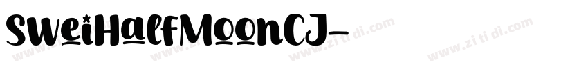 SweiHalfMoonCJ字体转换