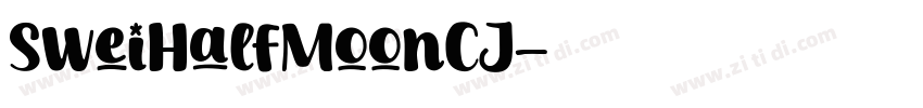 SweiHalfMoonCJ字体转换
