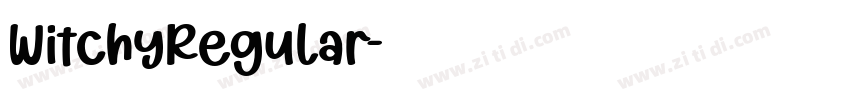 WitchyRegular字体转换