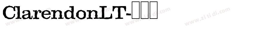 ClarendonLT字体转换