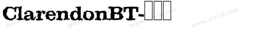 ClarendonBT字体转换
