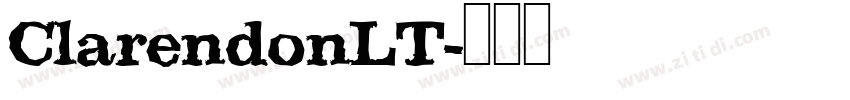 ClarendonLT字体转换