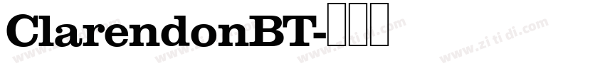 ClarendonBT字体转换