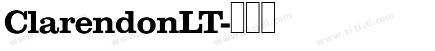 ClarendonLT字体转换