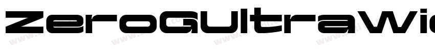 ZeroGUltraWideRegula字体转换