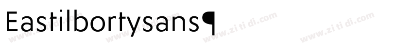 Eastlibertysans字体转换