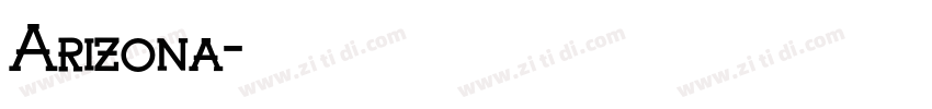 Arizona字体转换