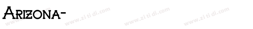 Arizona字体转换