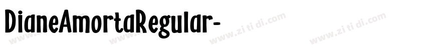 DianeAmortaRegular字体转换