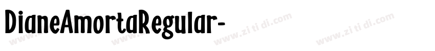 DianeAmortaRegular字体转换