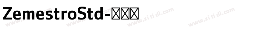 ZemestroStd字体转换