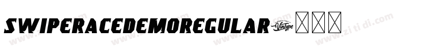 SwipeRaceDemoRegular字体转换