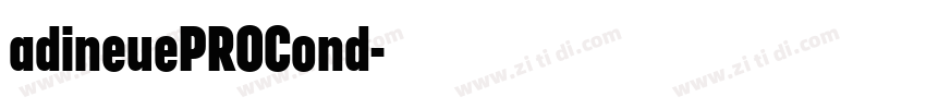 adineuePROCond字体转换