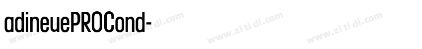 adineuePROCond字体转换