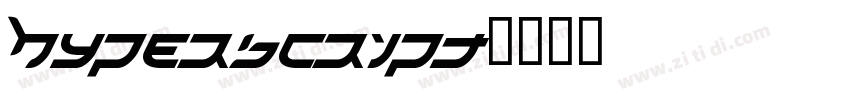 HyperScript字体转换
