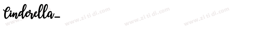 Cinderella字体转换