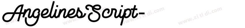 AngelinesScript字体转换