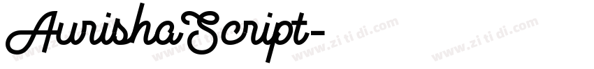 AurishaScript字体转换 AurishaScript字体转换